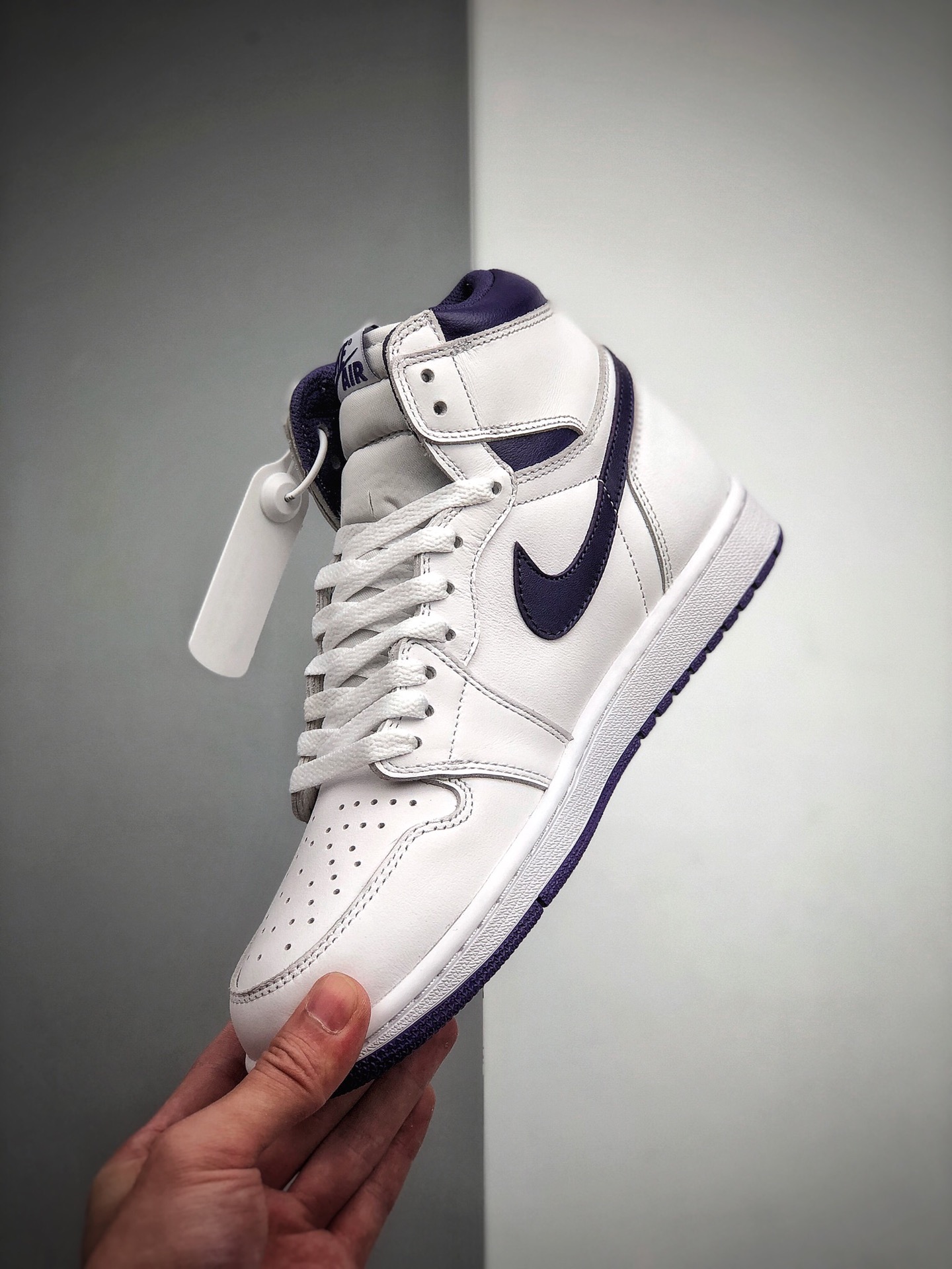 310 Air Jordan 1 Retro High OG AJ1纯原 白紫 555088-115