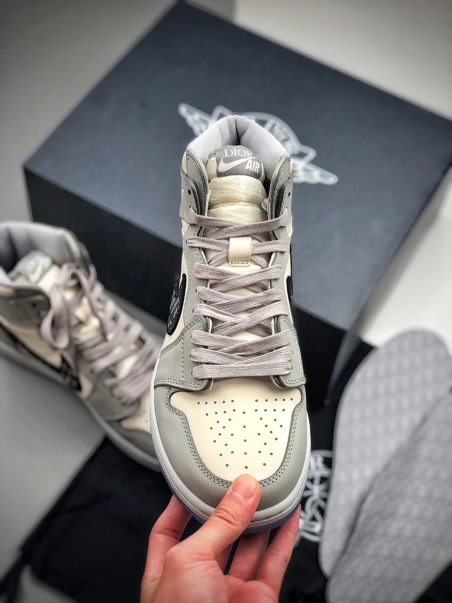 460 耐克 Dior x Air Jordan 1 HI OG “迪奥联名”AJ1高帮休闲篮球鞋