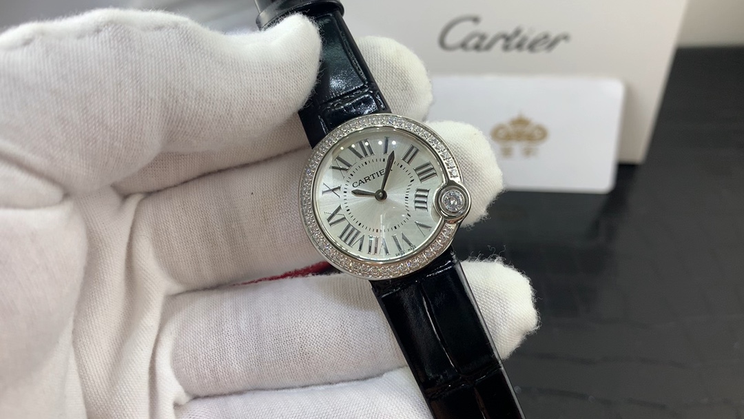 Cartier 皇家 卡地亚告白气球系列镶钻女表视频欣赏