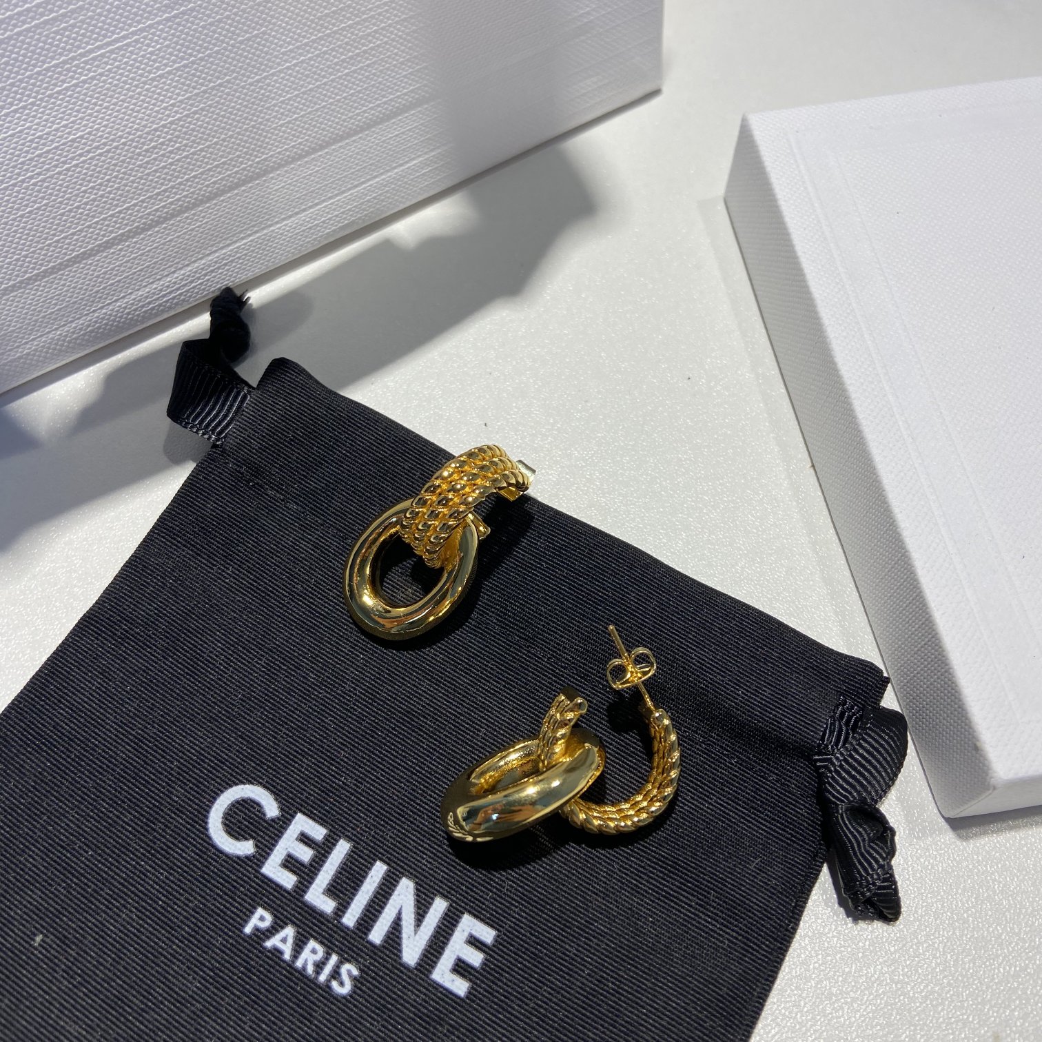 Celine Replica
 Jewelry Earring Gold