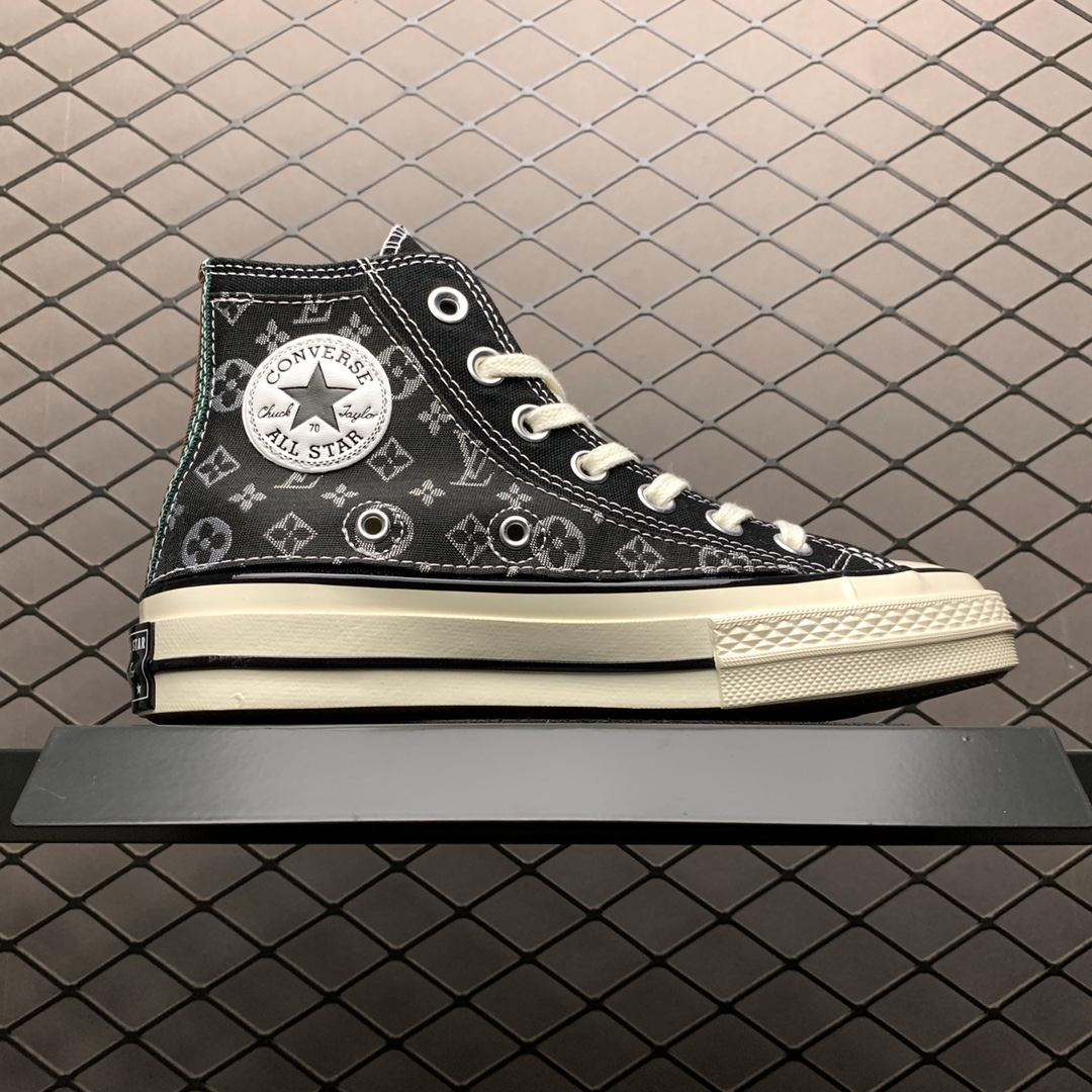 160 Converse 匡威 Chuck 1970S 恶搞LV 高帮休闲板鞋