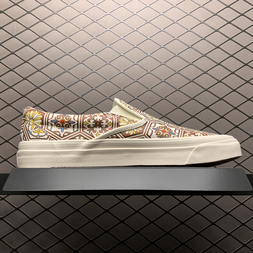 170 KITH x Vans 万斯 Slip-On 联名款 低帮懒人一脚蹬休闲板鞋