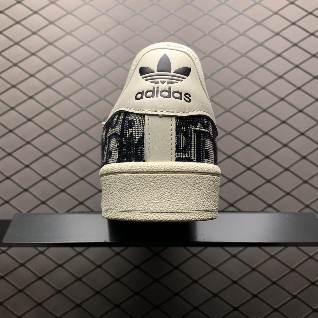 180 Adidas 阿迪达斯 Superstar 恶搞迪奥 贝壳头运动休闲板鞋 C16650