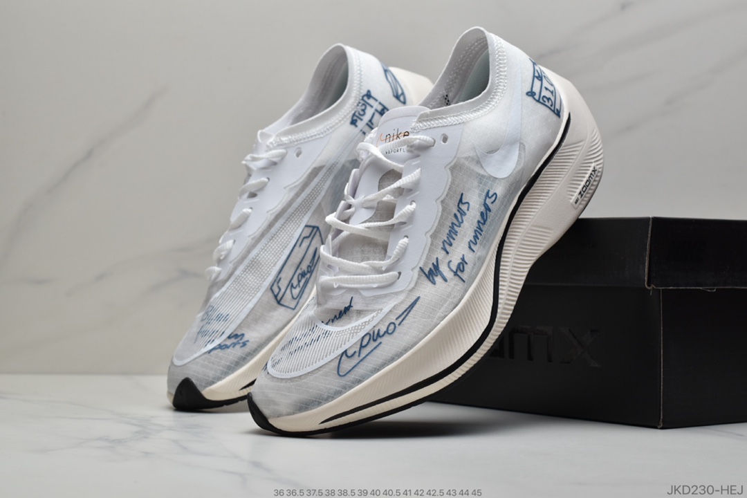 160 公司级 Nike ZoomX Vaporfly Next% 荧光绿 马拉松跑步鞋AO4568-600