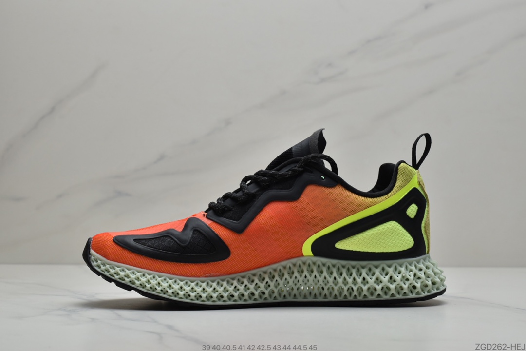 290 公司级 阿迪达斯Adidas Alphaedge 4D M 针织呼吸面休闲运动慢跑鞋 FV9028