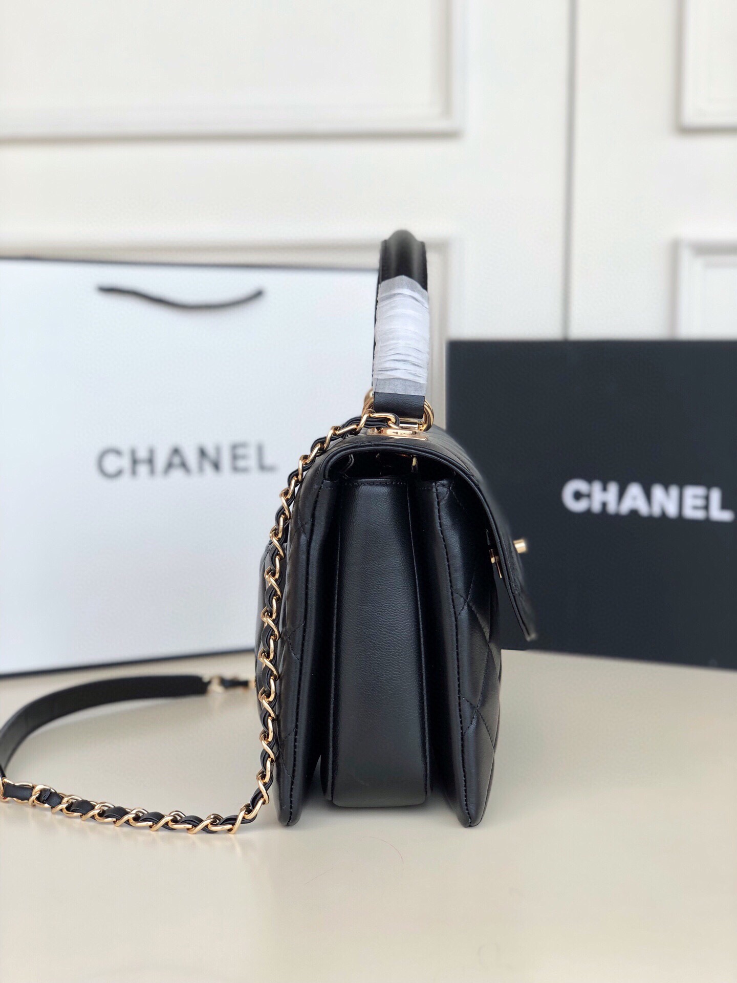 Chanel92236原单质量经典之作华丽与气质的前沿是你意想不到的尊贵皮种:原单进口小羊皮里配原版布五