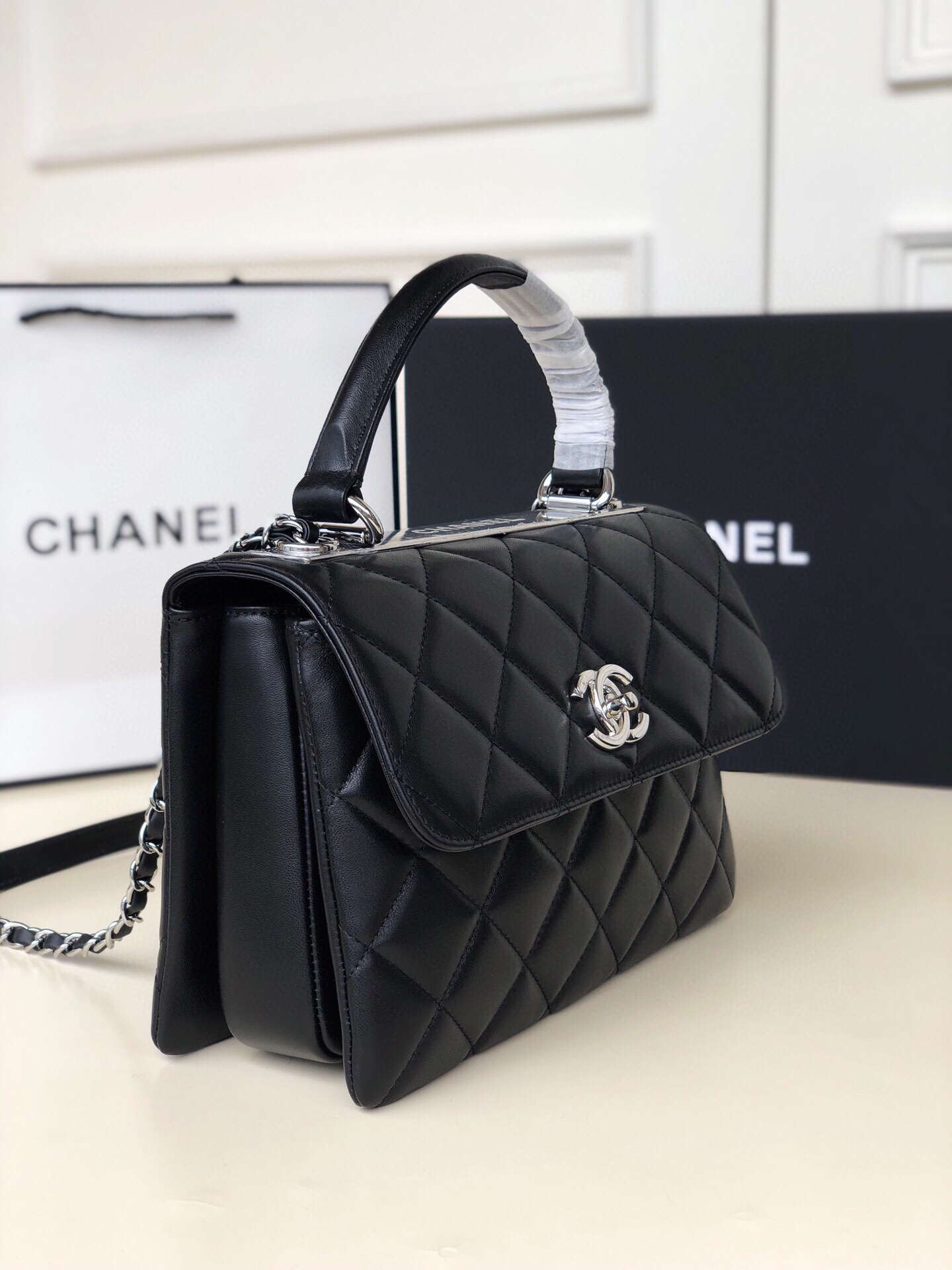 Chanel92236原单质量经典之作华丽与气质的前沿是你意想不到的尊贵皮种:原单进口小羊皮里配原版布五