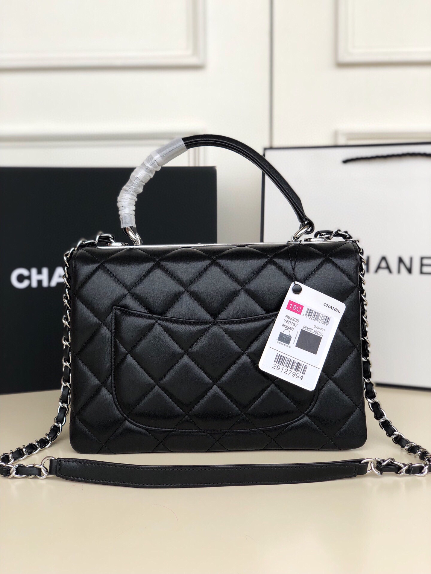 Chanel92236原单质量经典之作华丽与气质的前沿是你意想不到的尊贵皮种:原单进口小羊皮里配原版布五