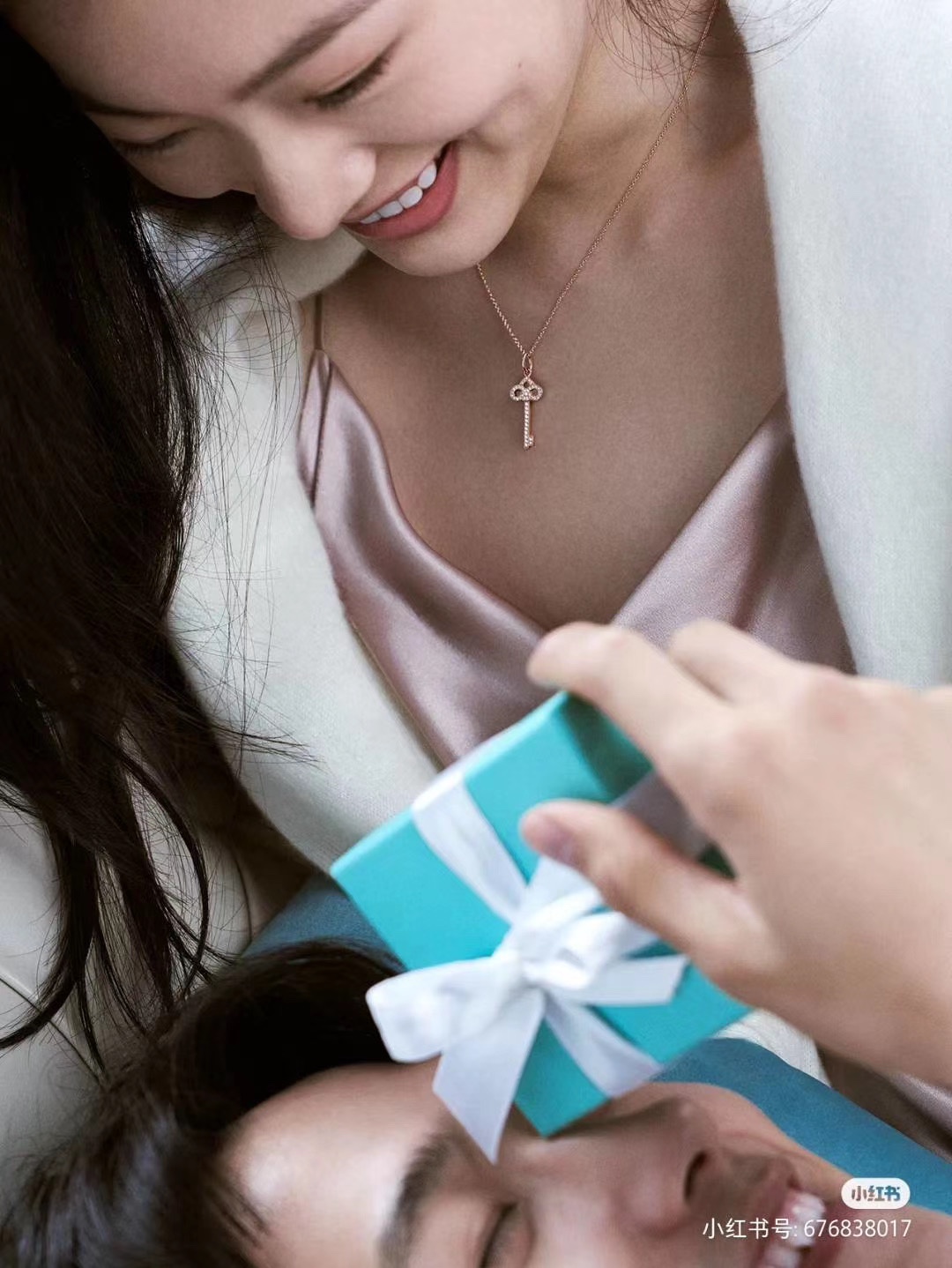 Tiffany & Co. 520全球限量款 粉钻钥匙项链