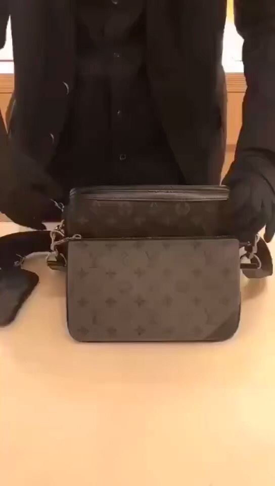 Unknown 360 空间容量大解剖⬇ M69443TRIO POCHETTE 手袋包身尺寸比女款的要大一些