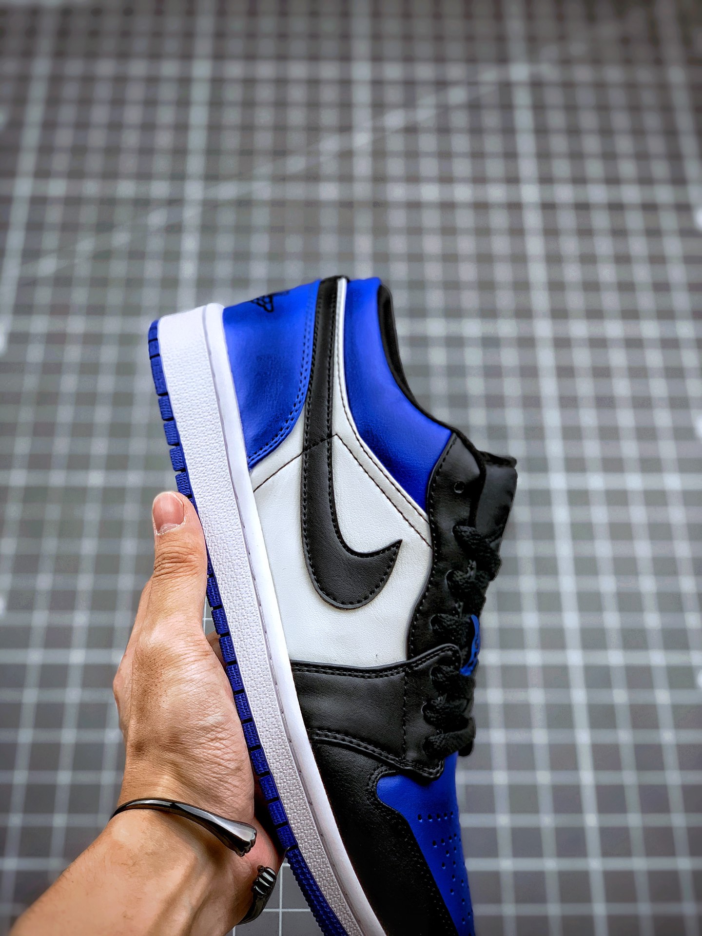 200 Air Jordan 1 Low 藤原浩黑蓝 AJ1乔1低帮休闲板鞋AQ9446-400