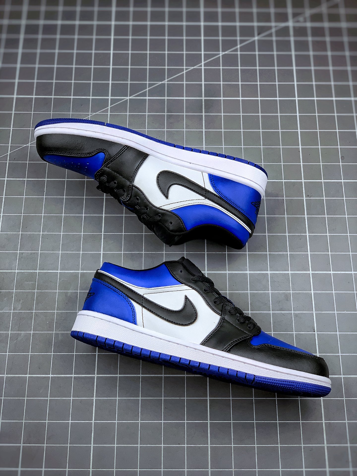 200 Air Jordan 1 Low 藤原浩黑蓝 AJ1乔1低帮休闲板鞋AQ9446-400