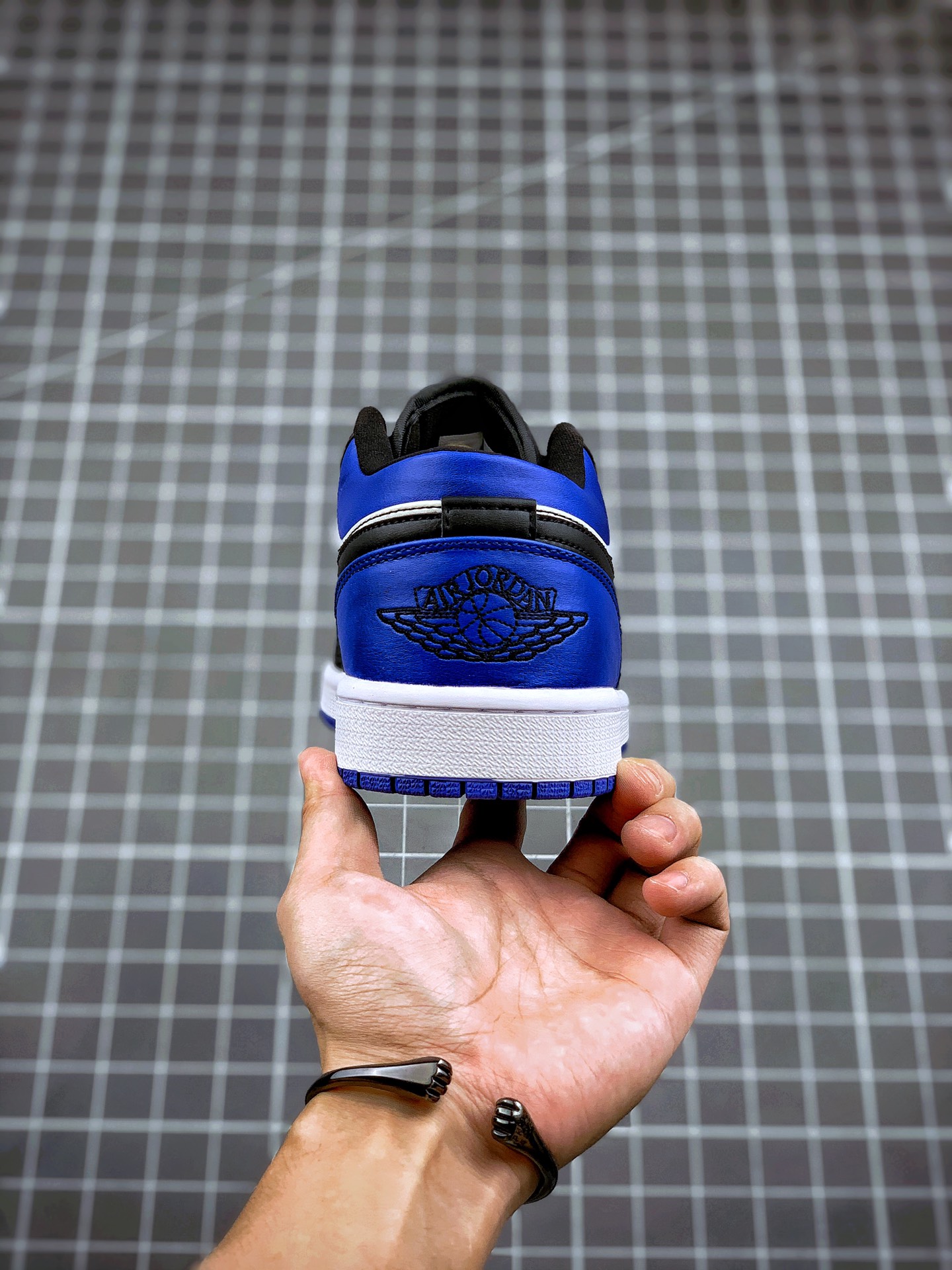 200 Air Jordan 1 Low 藤原浩黑蓝 AJ1乔1低帮休闲板鞋AQ9446-400