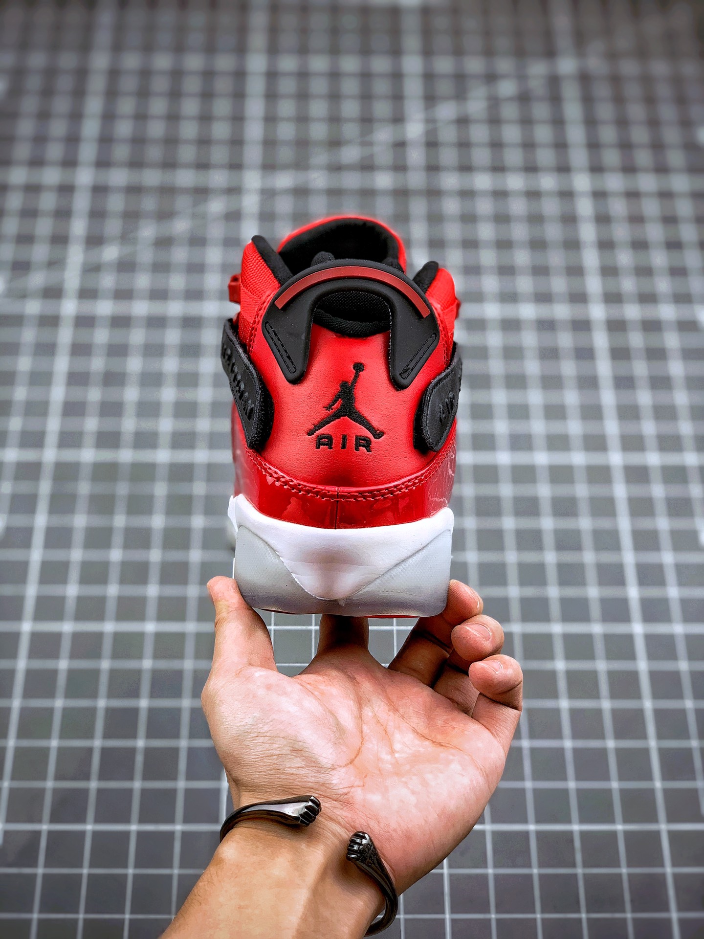 200 代购专供  Air Jordan 6 RIngs PJ tucker  AJ 六冠王 白红 荔枝纹货号322992-601