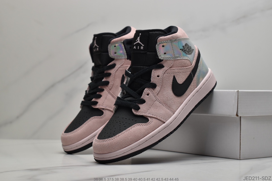 150 公司级 Air Jordan 1 Mid  中帮篮球鞋货号：BQ6472-602 CU2804-300
