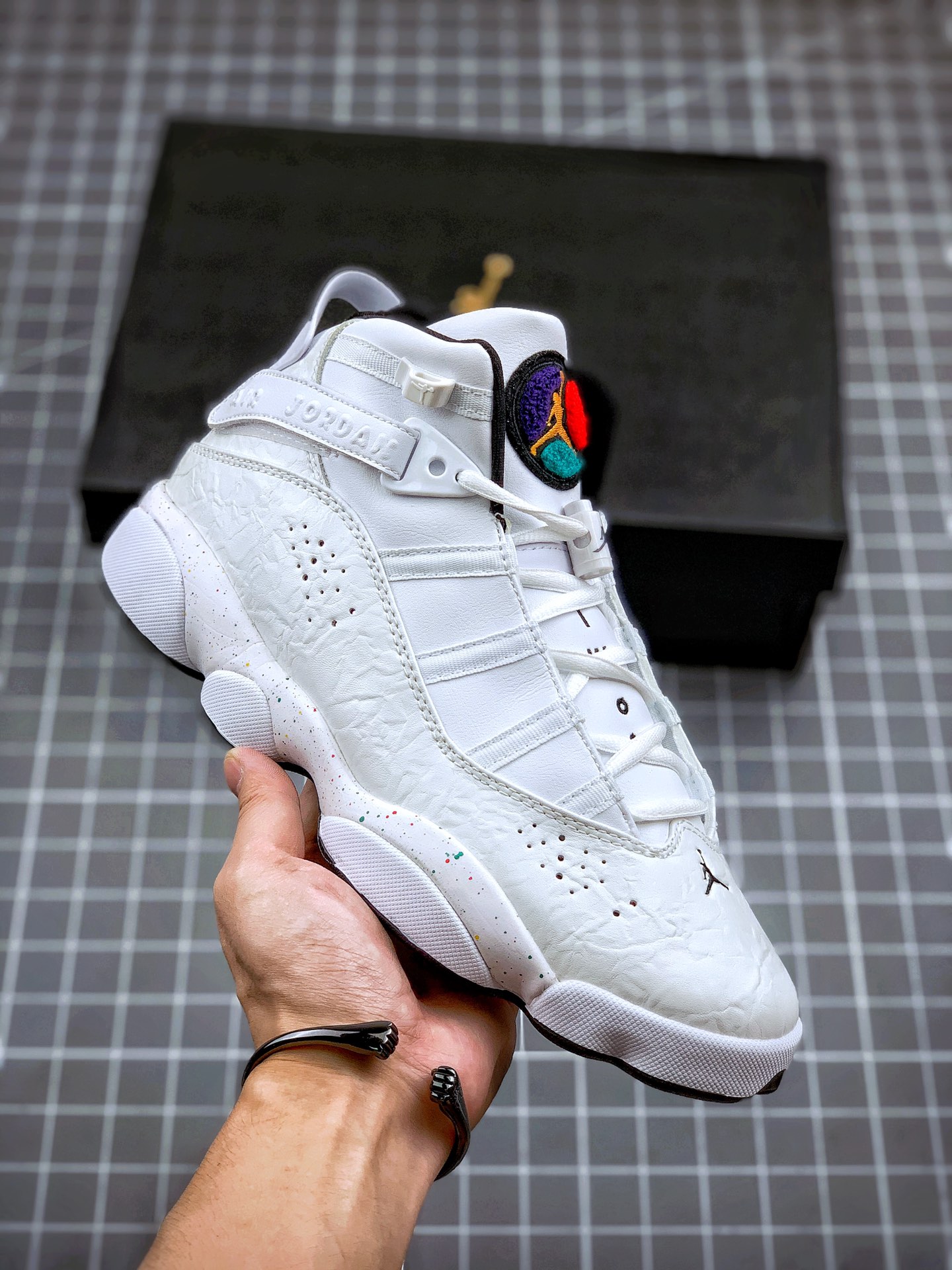 200 代购专供 Air Jordan 6 RIngs PJ tucker  AJ 六冠王 白糖果  官方货号：322992-100