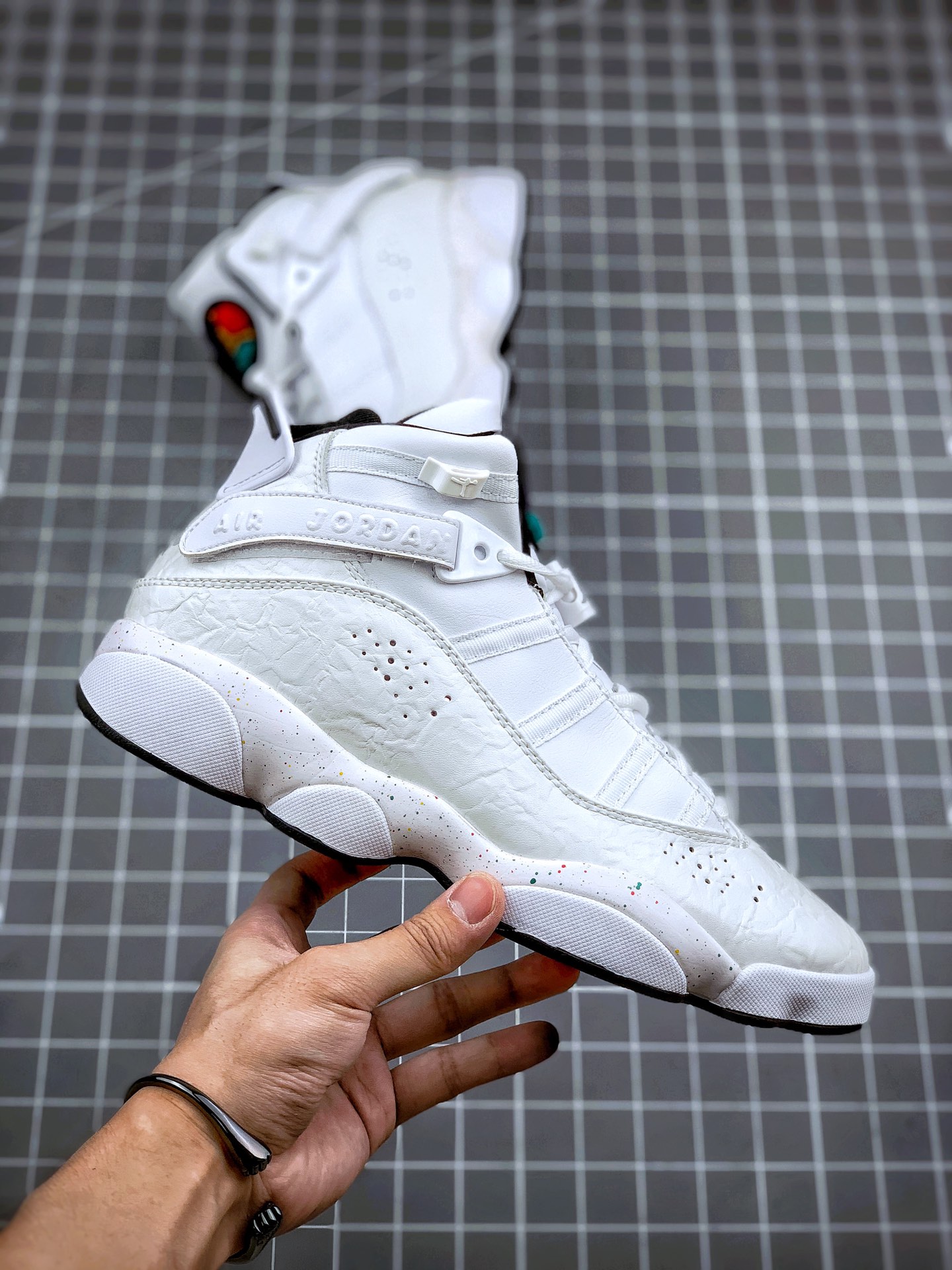 200 代购专供 Air Jordan 6 RIngs PJ tucker  AJ 六冠王 白糖果  官方货号：322992-100