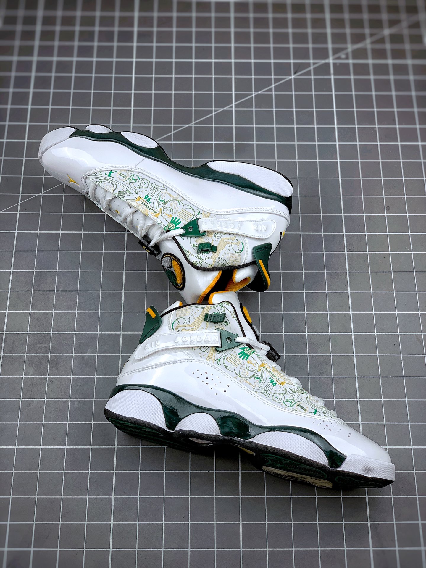 200  Air Jordan 6 RIngs PJ tucker  AJ 六冠王 凤凰城 白绿配色 官方货号：322992-102