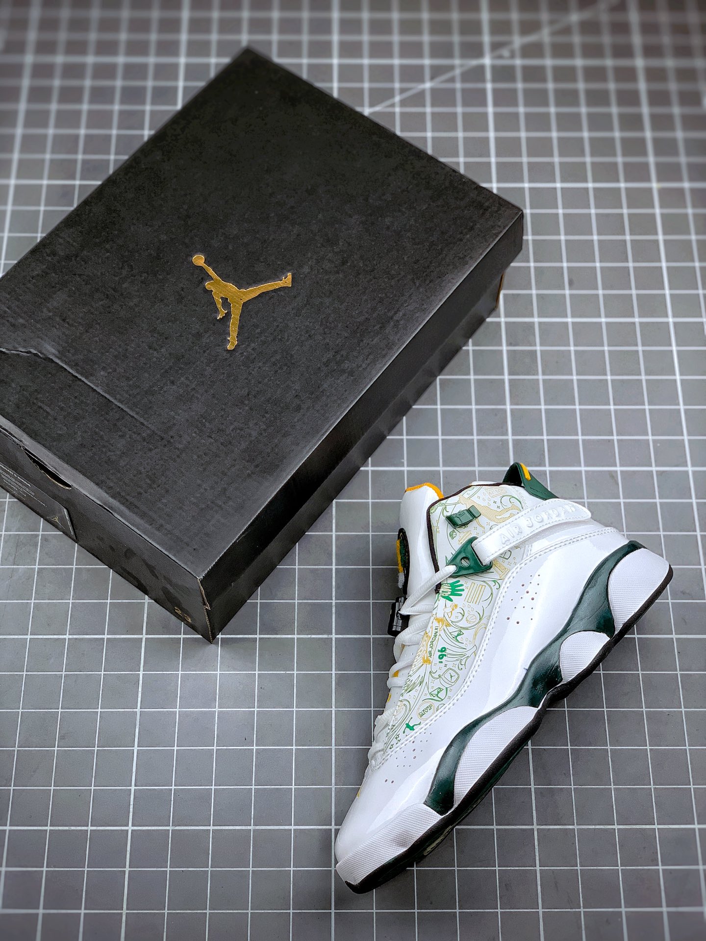 200  Air Jordan 6 RIngs PJ tucker  AJ 六冠王 凤凰城 白绿配色 官方货号：322992-102