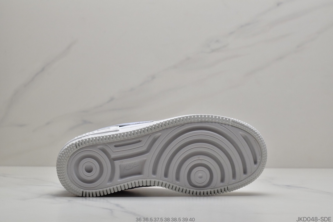 160 公司级 全套配件Nike Air Force 1 Shadow 彩蛋配色轻量增高低帮百搭板鞋CI0919-106