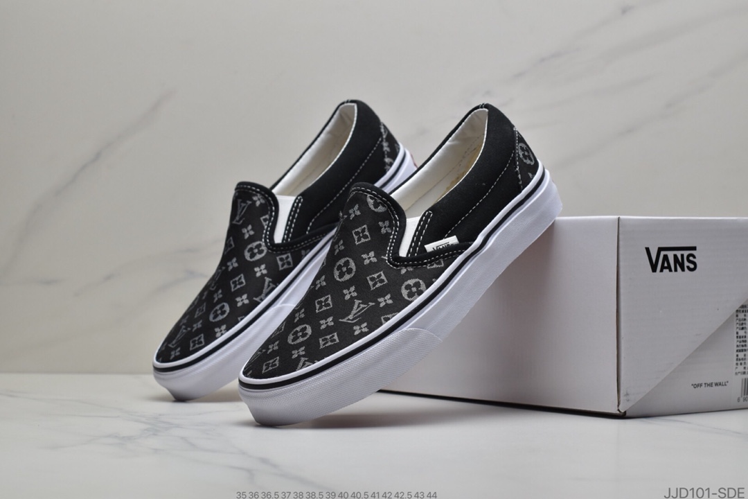 130 万斯 Vans Slip On LV联名款一脚蹬男女帆布鞋