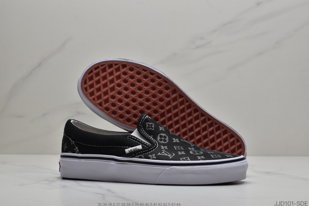 130 万斯 Vans Slip On LV联名款一脚蹬男女帆布鞋
