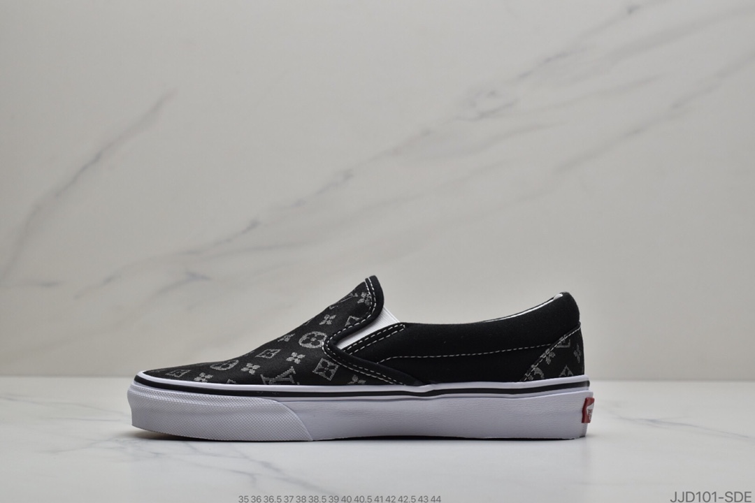 130 万斯 Vans Slip On LV联名款一脚蹬男女帆布鞋