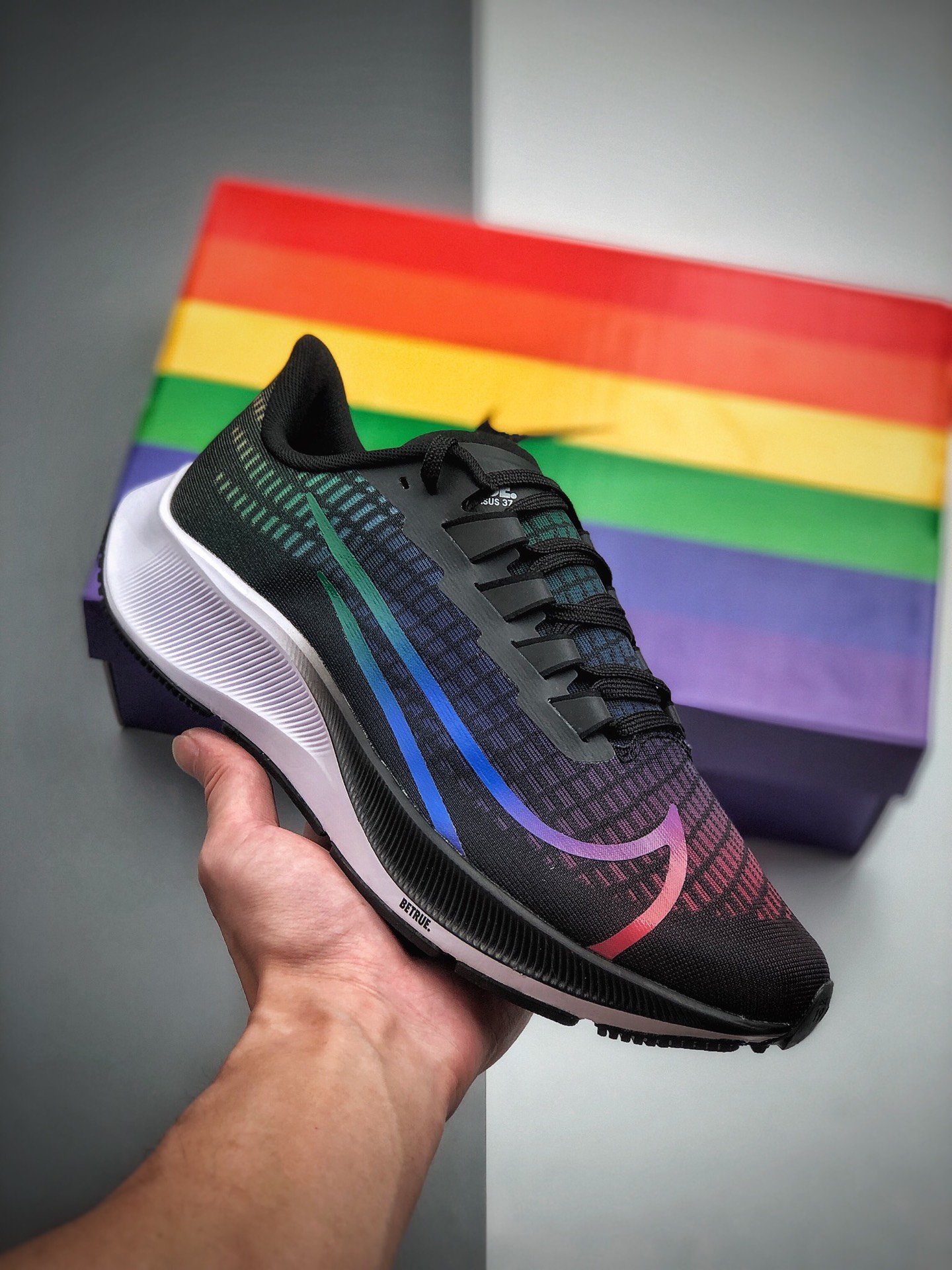 190 公司级耐克W NIKE AIR ZM Pegasus 37 BTRUE 登月37代 CZ5923-001