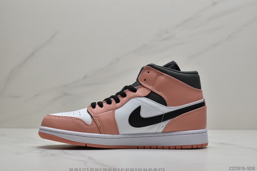 250 公司级  Air Jordan 1 Low Mid “Pink Quartz”樱花粉其中 555112-603