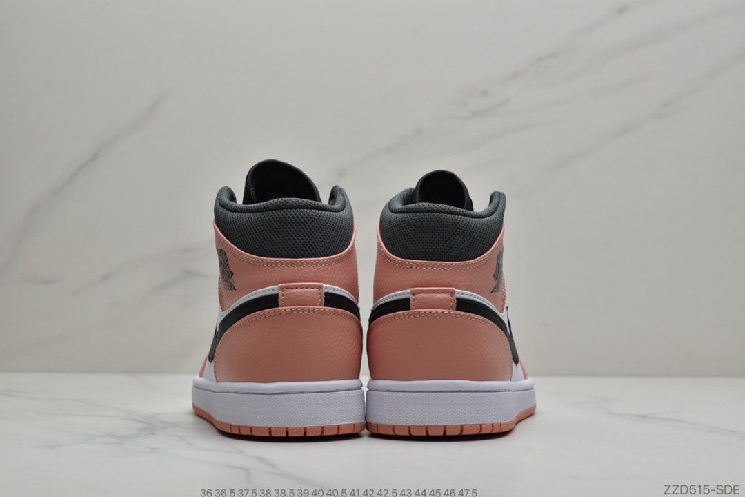250 公司级  Air Jordan 1 Low Mid “Pink Quartz”樱花粉其中 555112-603