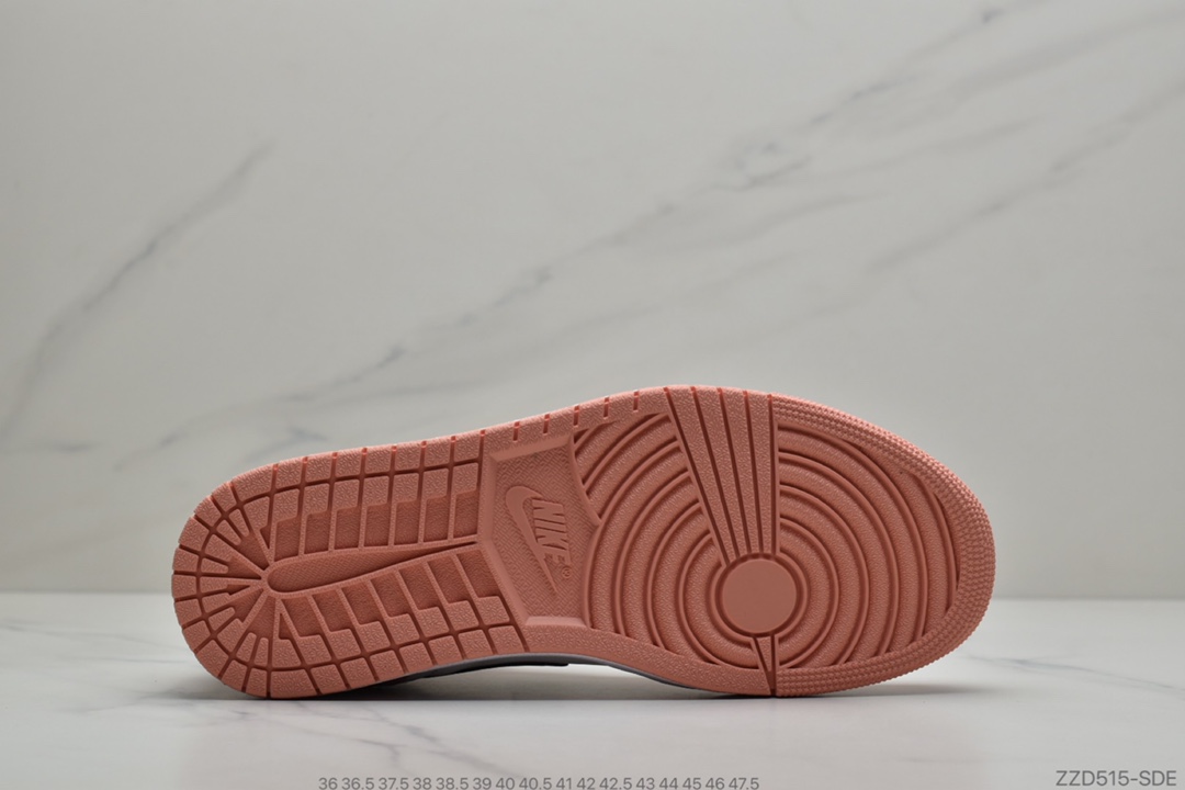 250 公司级  Air Jordan 1 Low Mid “Pink Quartz”樱花粉其中 555112-603