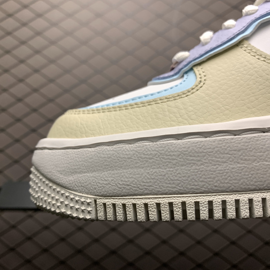 200 Nike Air Force 1 Shadow 解构系列空军一号低帮运动休闲板鞋 CI0919-106