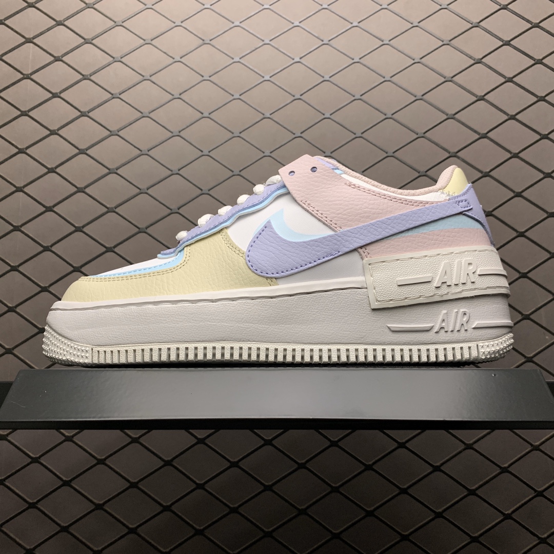 200 Nike Air Force 1 Shadow 解构系列空军一号低帮运动休闲板鞋 CI0919-106