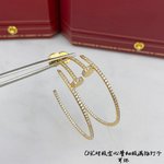 Cartier Jewelry Earring Gold Platinum Rose White Yellow