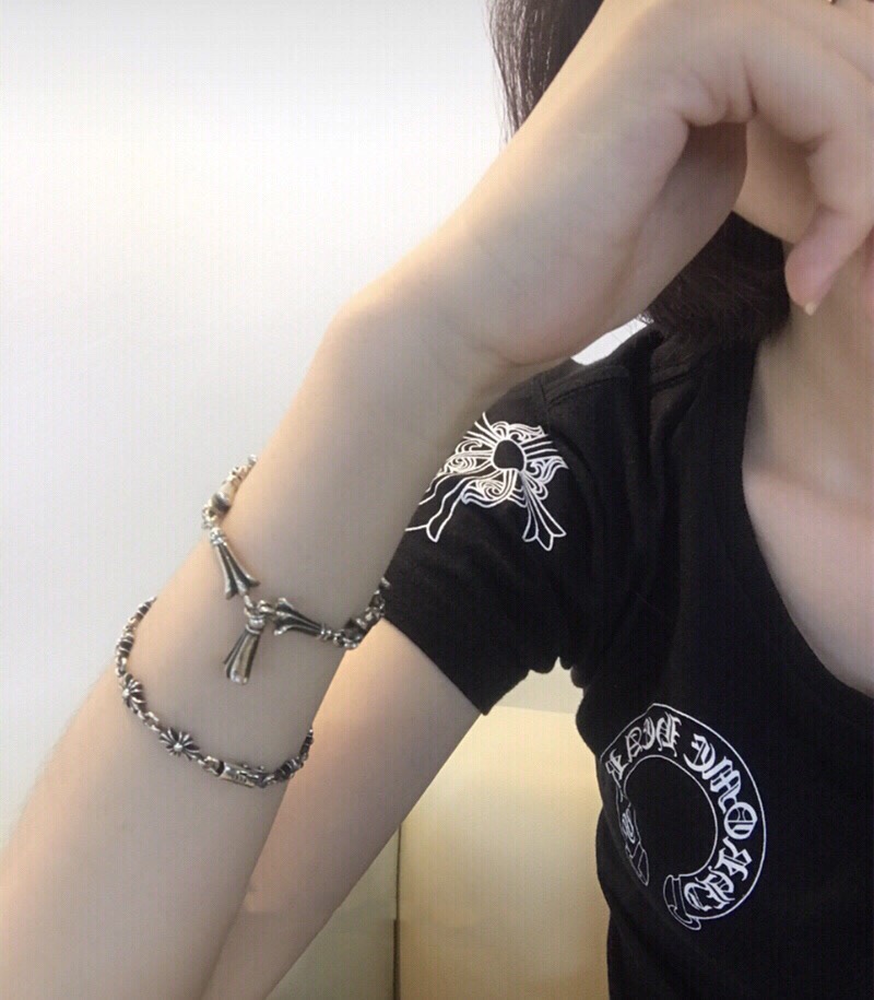 Chrome hearts 克罗心插扣十字手链 9