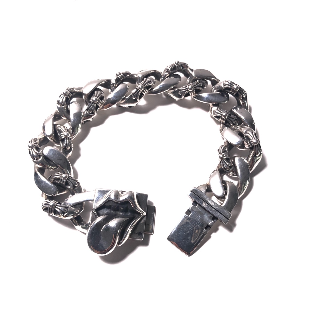 Chrome Hearts 新品上架𝗖𝗵𝗿𝗼𝗺𝗲 𝗛𝗲𝗮𝗿𝘁𝘀 克罗心 舌头粗手链