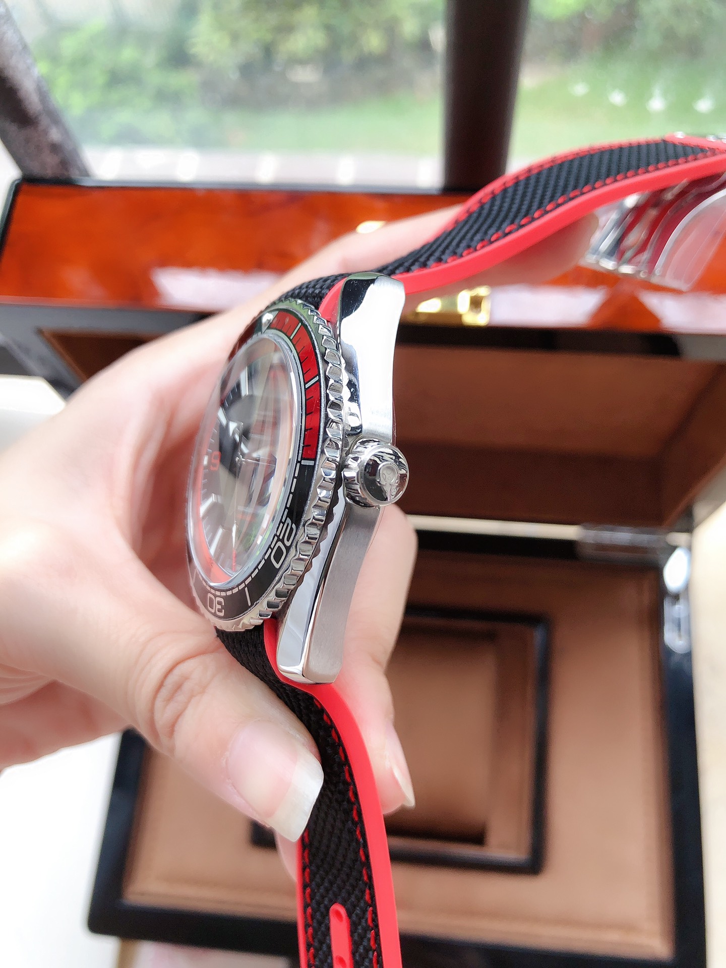 OMEGA欧米茄 男性用自動機械腕時計 316L精鋼製