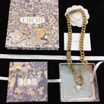 Dior Jewelry Bracelet Necklaces & Pendants Yellow Brass Spring Collection