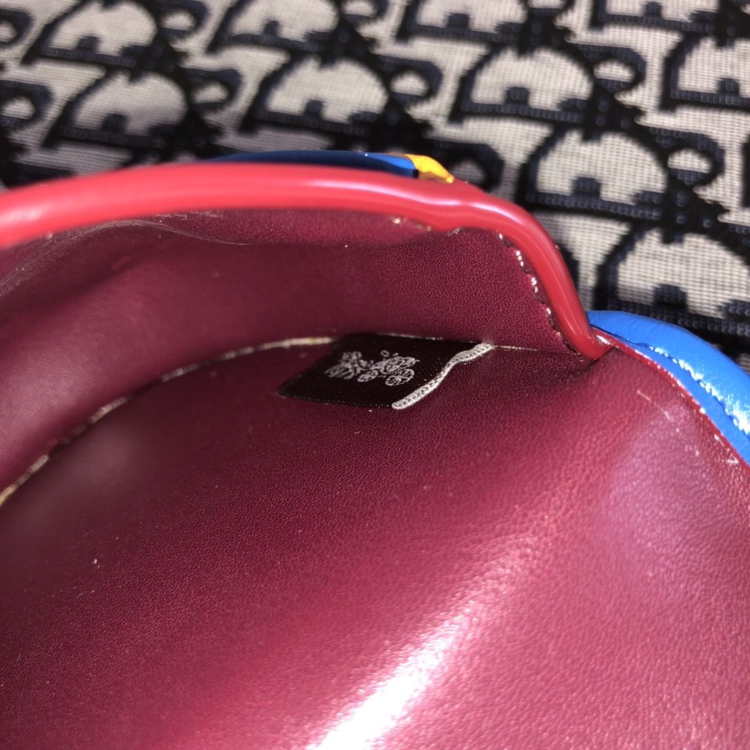 Coach ～新款来袭~ Coach Chambray迷你Saddle香布雷钱布雷零钱包旋扣