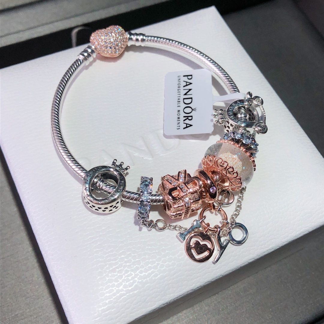 NO:103579,Love you August Welfare Month Recommended Gifts for Chinese Valentine's Day Love Confession i love you Packaging, Pandora finished bracelet, bracelet19860909宠爱你 8月福利月 七夕送礼推荐 爱的表白i love you 配包装,潘多拉成品手镯,bracelet,Jewelry