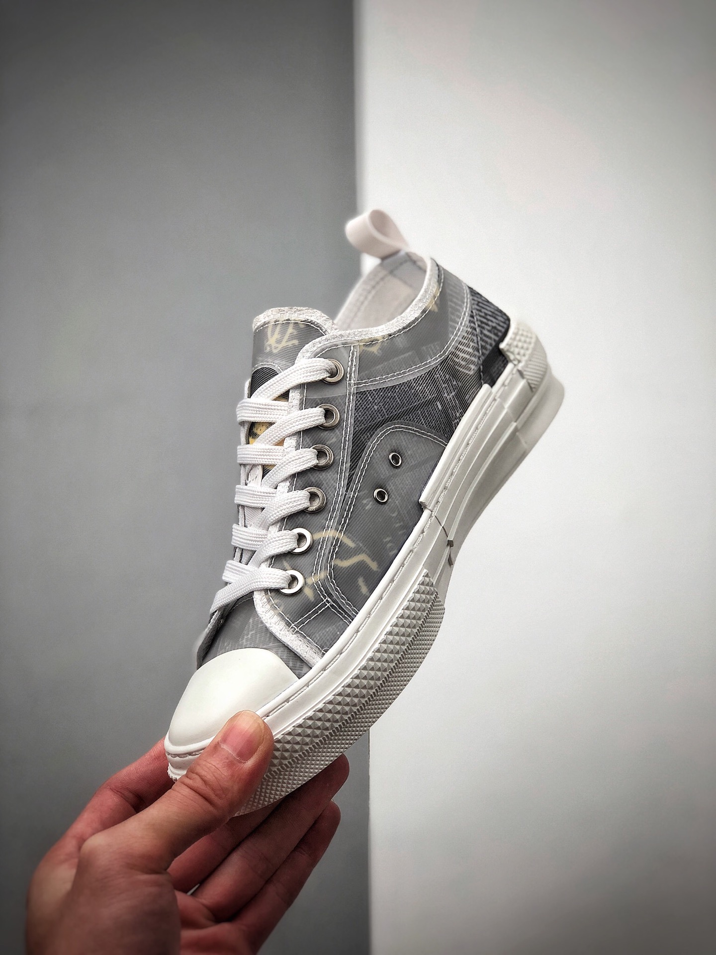 270 广东原厂Shawn Stüssy x Dior迪奥 B23 Oblique High Top Sneakers透明印花休闲运动板鞋
