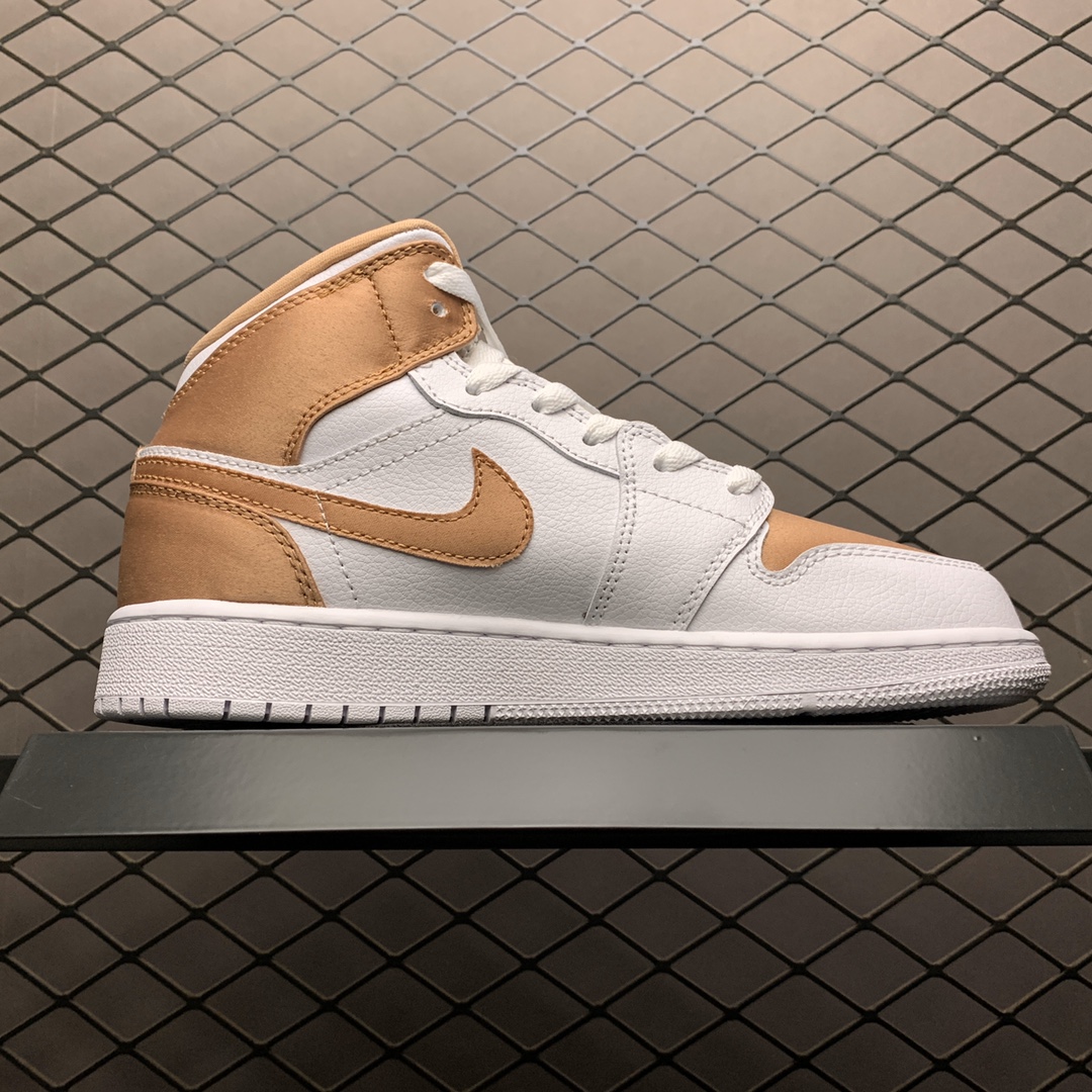 270 Air Jordan 1 Mid GS AJ1乔1中帮文化篮球鞋 555112-190