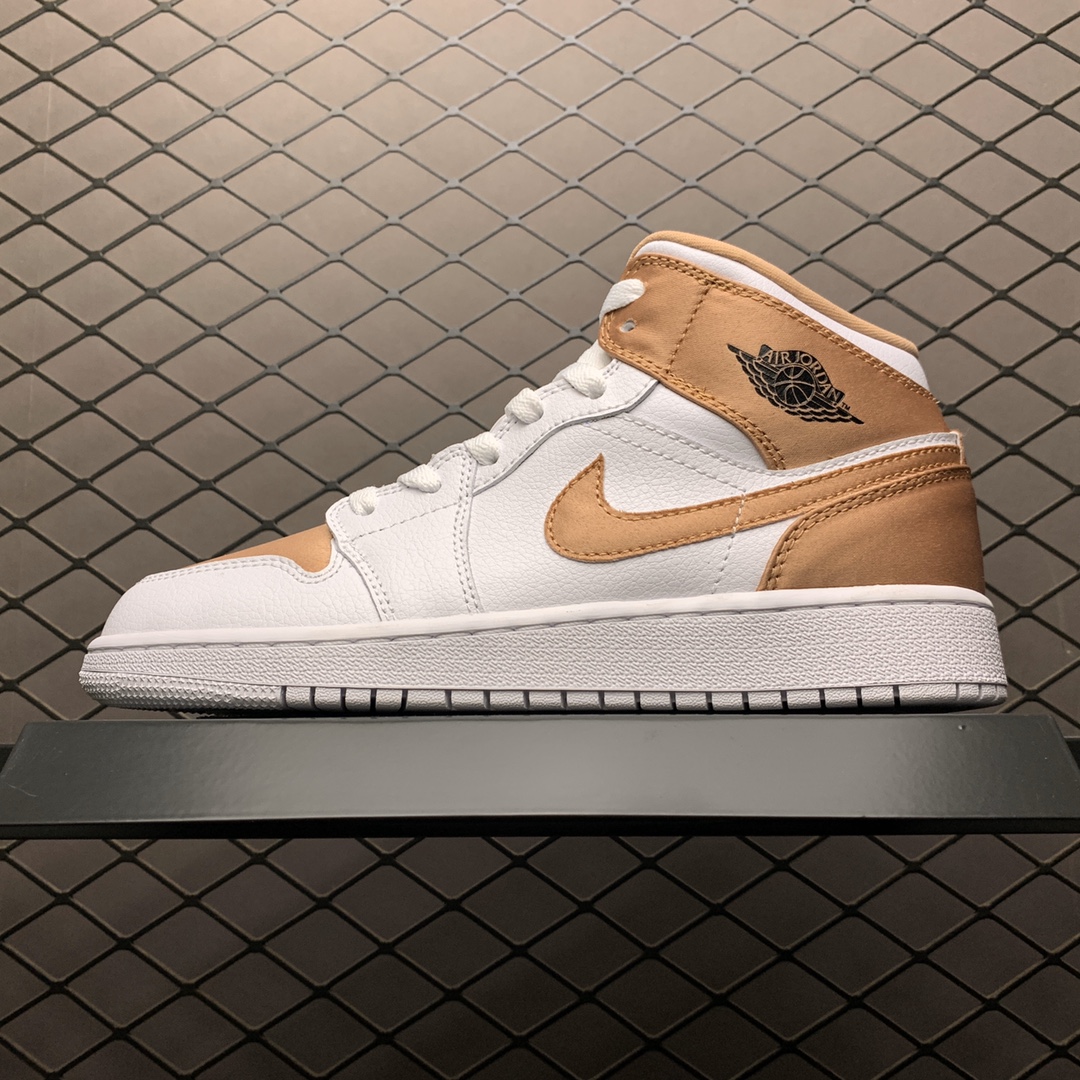 270 Air Jordan 1 Mid GS AJ1乔1中帮文化篮球鞋 555112-190