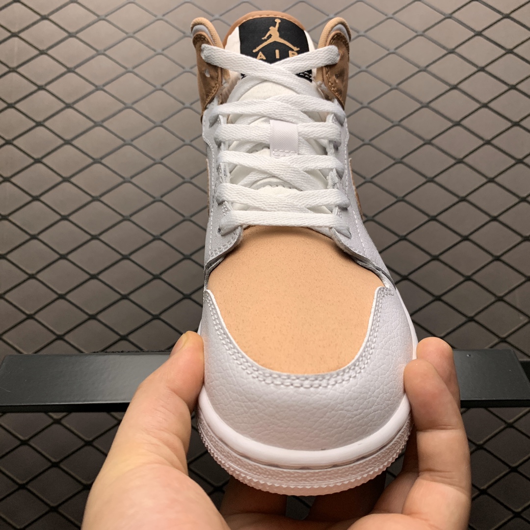 270 Air Jordan 1 Mid GS AJ1乔1中帮文化篮球鞋 555112-190
