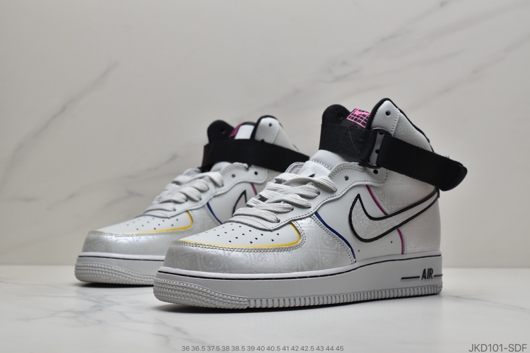 160 公司级 耐克Air Force 1 ‘07 ”Day of the Dead” 空军低帮CE1138-100