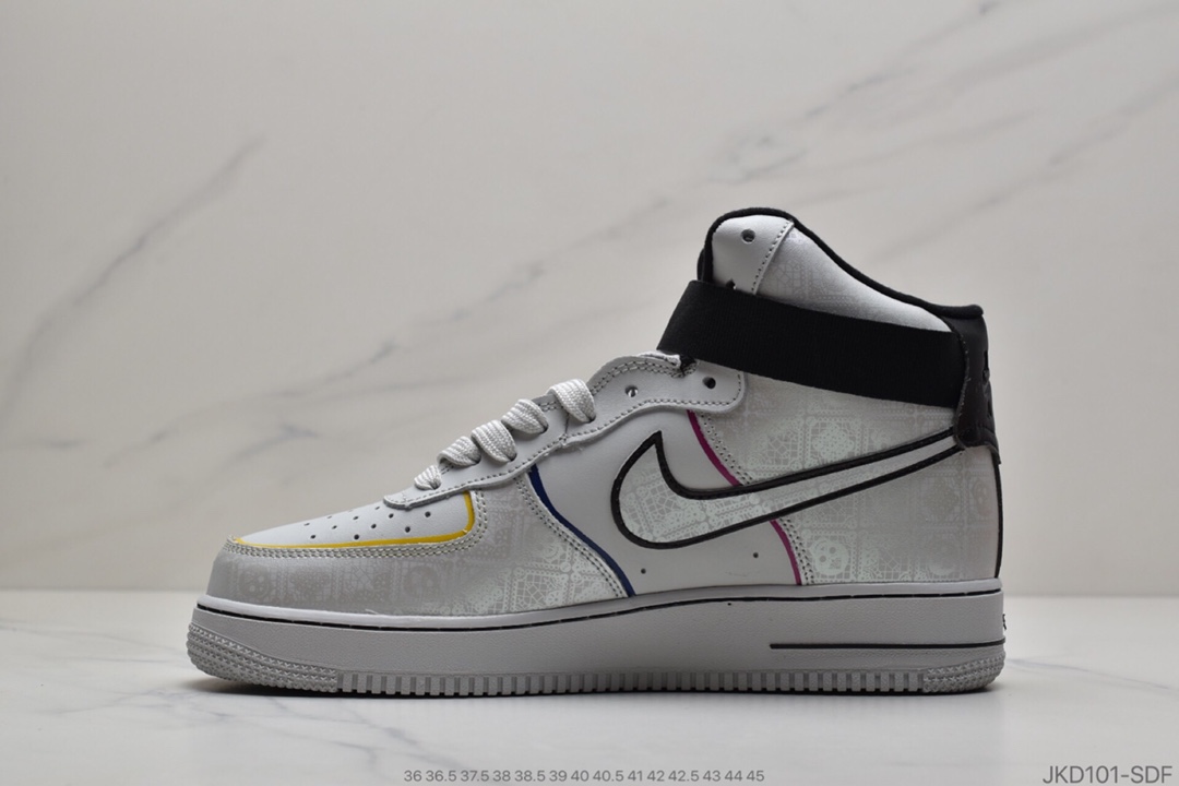 160 公司级 耐克Air Force 1 ‘07 ”Day of the Dead” 空军低帮CE1138-100