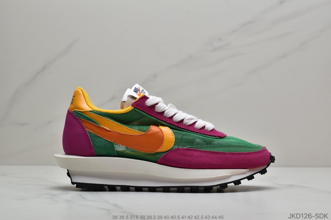 160 真标 Sacai x Nike LVD Waffle Daybreak 日式构解 跑慢鞋 BV0073-500