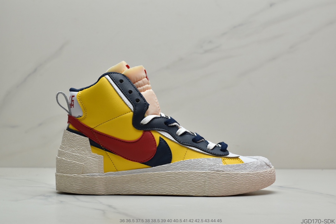 180 公司级  Sacai X Nike Blazer with Dunk 双钩开拓者联名走秀款 BV0072-100