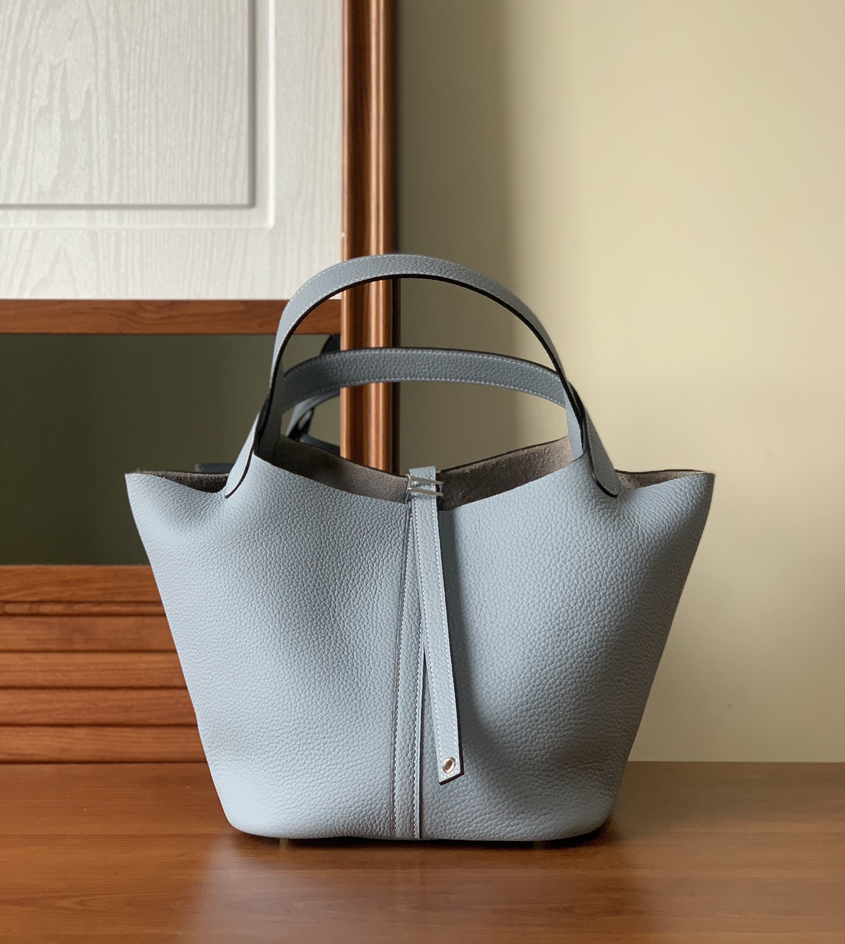 Hermes Picotin Lock Borse Borsette Blu Cucire Lino 1 Hermes Picotin Lock Borse Borsette Blu Cucire Lino