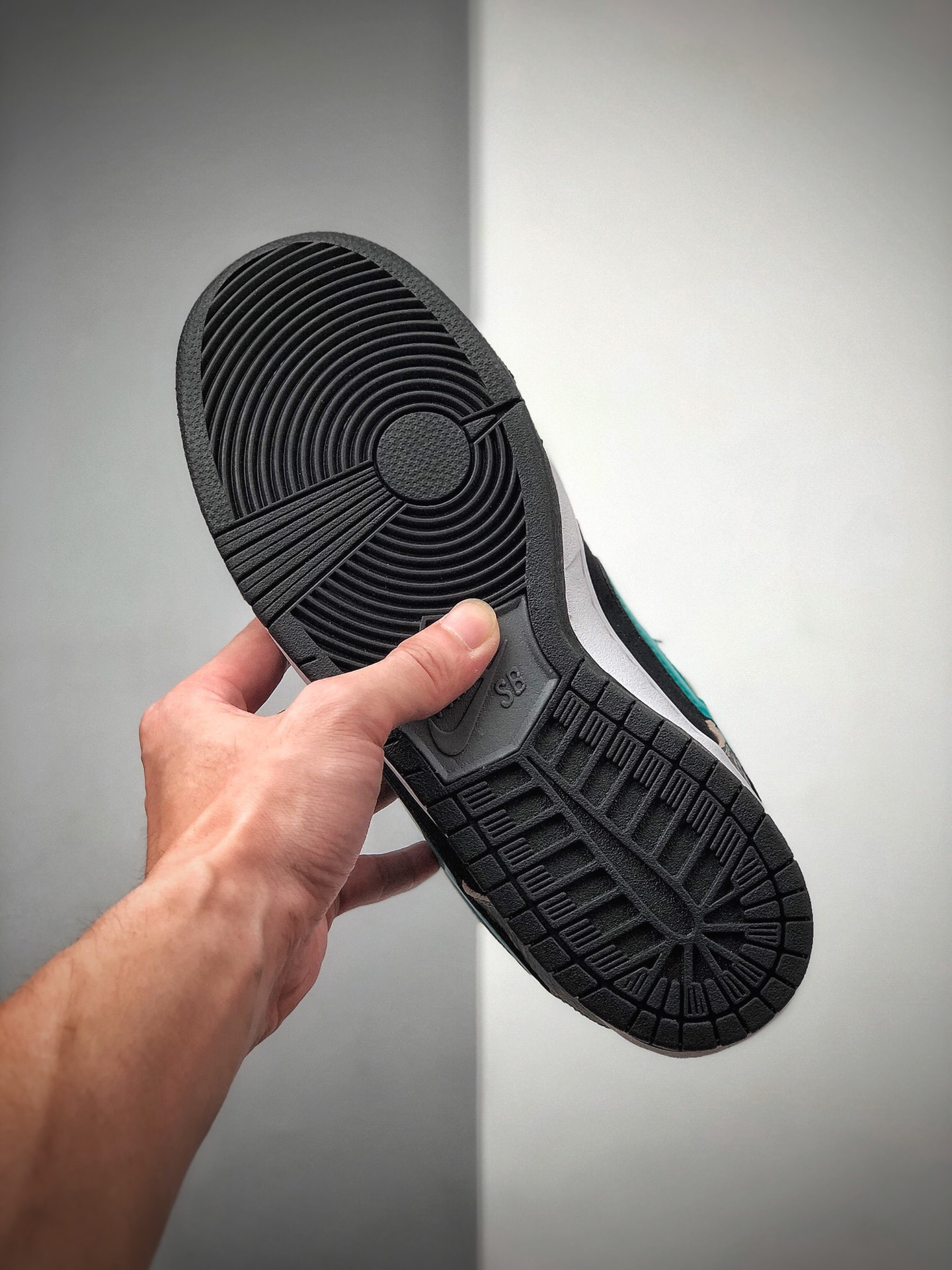 360  耐克Nike SB Dunk LowPRO”Elephant”扣篮系列低帮休闲运动滑板板鞋“黑白蒂芙尼灰大象爆裂纹”BQ6817-009